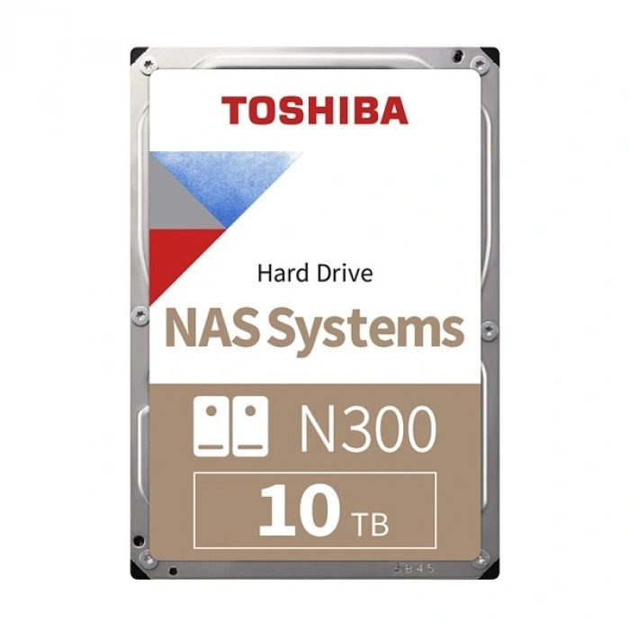 TOSHIBA 3.5 10TB N300 HDWG11AUZSVA 7200 RPM 256MB SATA-3 NAS Diski