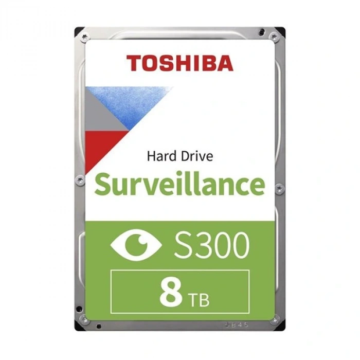 TOSHIBA 3.5 8TB S300 PRO MD10ADA800V 7200 RPM 256MB SATA-3 Güvenlik Diski