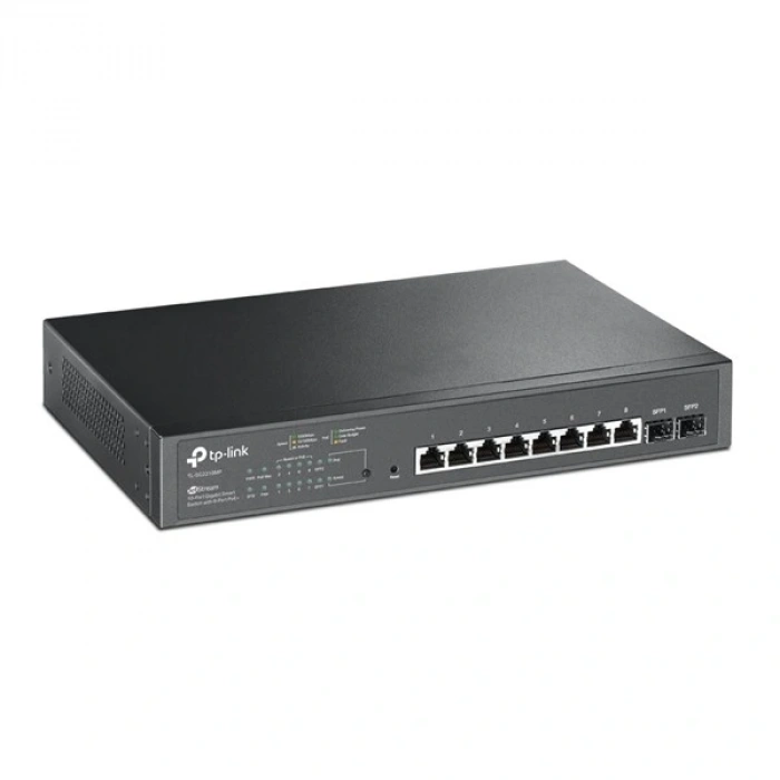 TP-LINK 10-PORT 150W 8PORT POE TL-SG2210MP GIGABIT 2X-SFP YÖNETİLEBİLİR SWITCH