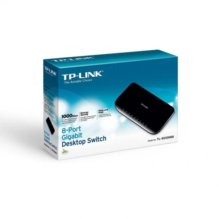 TP-LINK 8-PORT TL-SG1008D GIGABIT YÖNETİLEMEZ SWITCH