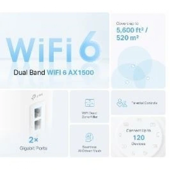 TP-LINK DECO-X10-1P AX1500 MESH ROUTER