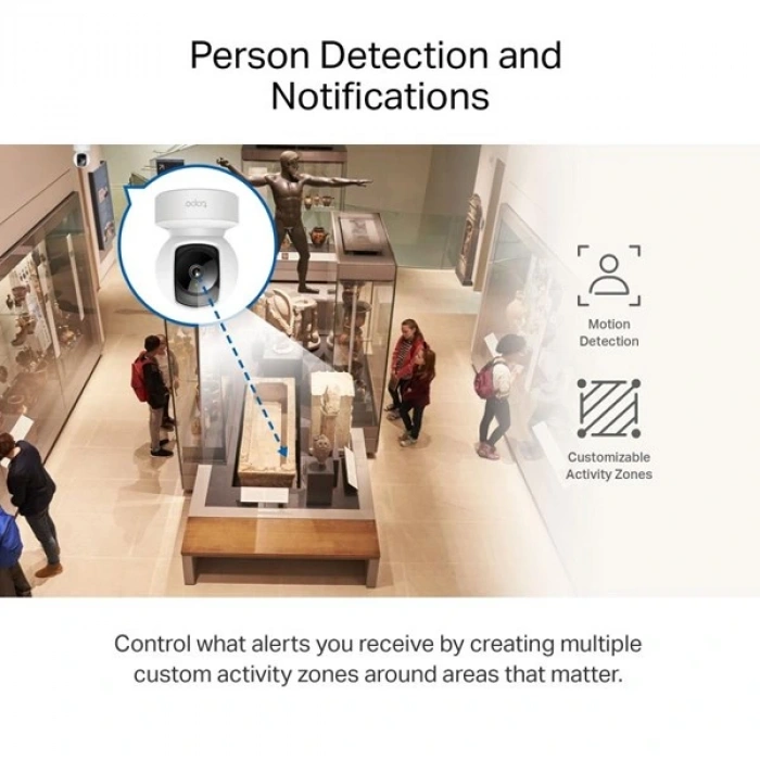 TP-LINK Tapo C212 Yeni Yatay/Dikey Ev Güvenliği Wi-Fi Kamerası