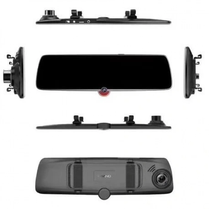 TWOGO GO-403 Ayna Monitör 3 Kamera Destekli Araç DVR