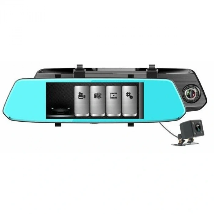 TWOGO GO-800F Araç İçi Ayna Tipi Kamera 7 Ekranlı