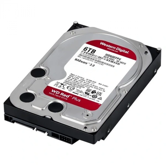 WD 6TB RED WD60EFPX 256MB 5400RPM SATA-3 NAS DİSKİ