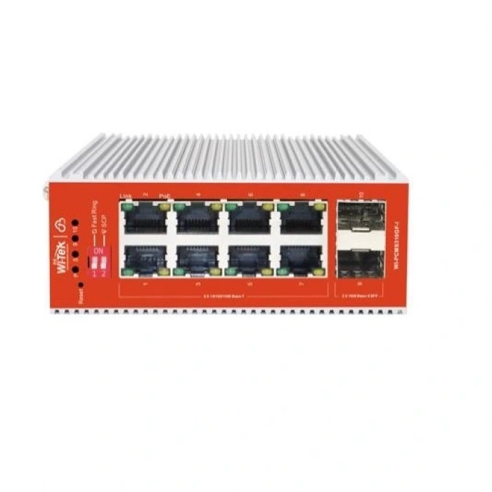WI-TEK 8port 120w FULL PoE WI-PCMS310GF GIGABIT 2X SFP Yönetilebilir Switch