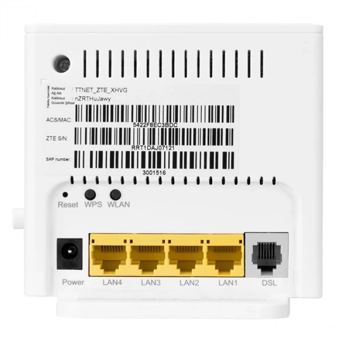 ZTE ZXHN H108N 4Port N300 Kablosuz Adsl 2+ Modem Router