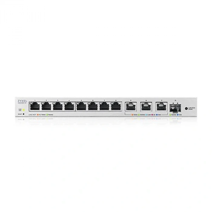 ZYXEL 12port XGS1250-12 v5 8port GIGABIT 3port 10GbE-1-SFP 10GGbE YÖNETİLEBİLİR SWITCH