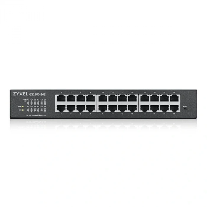 ZyXEL 24port GS1900-24E GIGABIT Yönetilebilir Switch RackMount