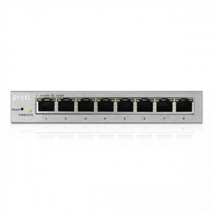 ZyXEL 8port GS1200-8 GIGABIT Yönetilebilir Switch Masaüstü
