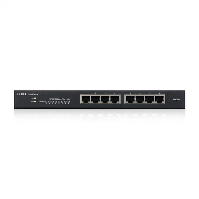 ZYXEL 8port GS1900-8 v2 Gigabit Yönetilebilir Swıtch