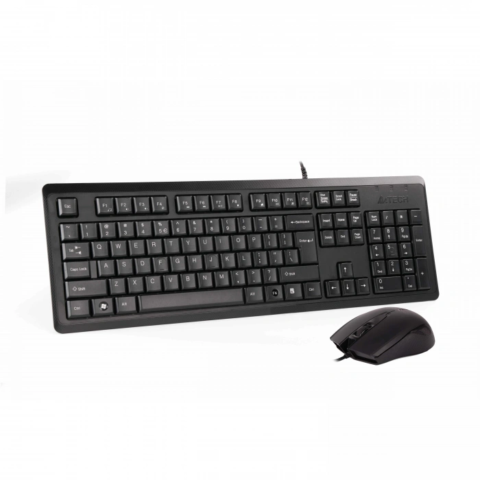 A4 TECH KR-9276 USB MULTİMEDYA SİYAH Q KLAVYE MOUSE