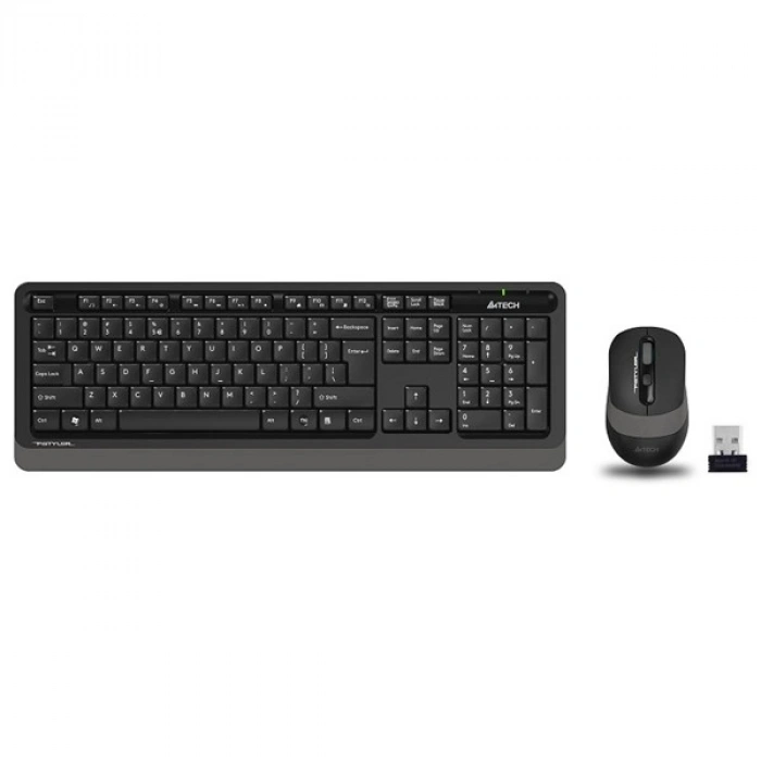 A4TECH FG1010 Kablosuz F Trk Siyah/Gri Klavye - Mouse Set