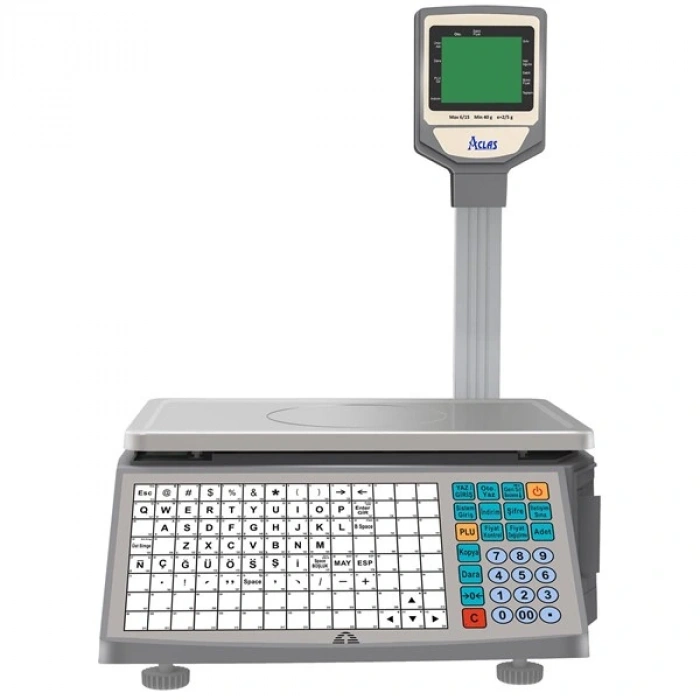 ACLASS LS2 Barkod Yazıcılı Terazi Ethernet,Seri 15kg
