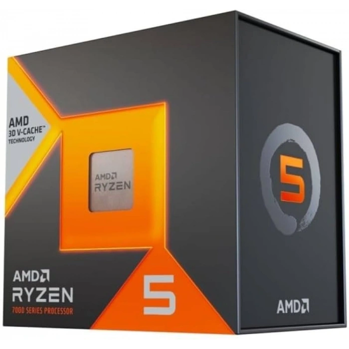 AMD RYZEN 5 7500X3D 102MB 12çekirdekli O/B UHD AM5 65w Kutulu+Fansız