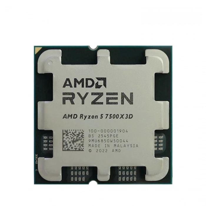 AMD RYZEN 5 7500X3D 102MB 12çekirdekli O/B UHD AM5 65w Kutulu+Fansız