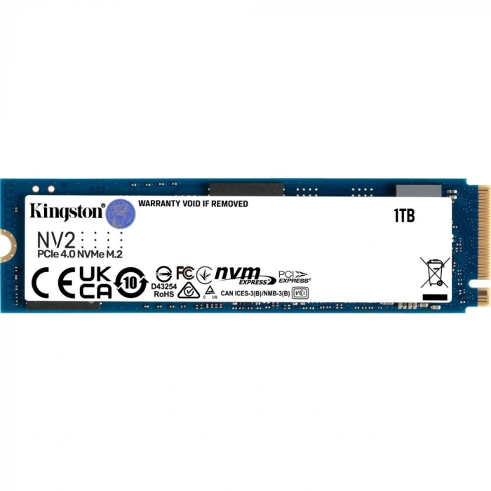 KINGSTON 1TB NV2 SNV2S/1000G 3500- 2100MB/s M2 PCIe NVMe Gen4 Disk
