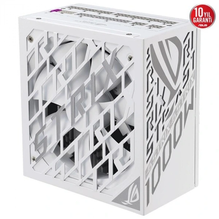 ASUS 1000W 80+ PLATINUM ROG STRIX 1000P WHITE PCIE 5.0 TAM MODÜLER POWER SUPPLY BEYAZ