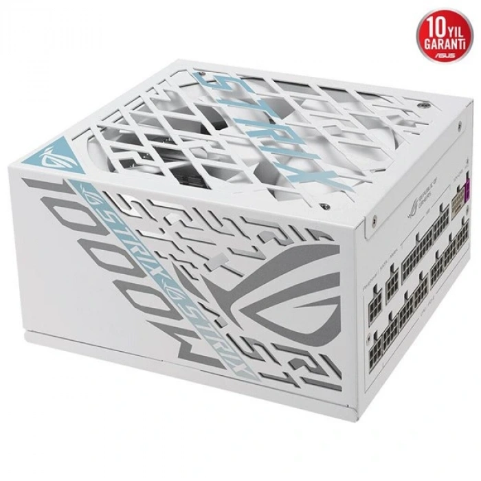 ASUS 1000W 80+ PLATINUM ROG STRIX 1000P WHITE PCIE 5.0 TAM MODÜLER POWER SUPPLY BEYAZ