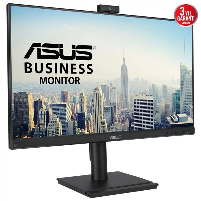 ASUS 23.8 IPS BE249QFK 5MS 100HZ HDMI-DP Web Kameralı Pivot Kurumsal Monitör 1920x1080