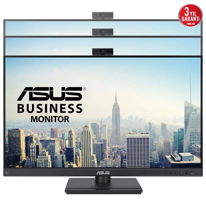 ASUS 23.8 IPS BE249QFK 5MS 100HZ HDMI-DP Web Kameralı Pivot Kurumsal Monitör 1920x1080