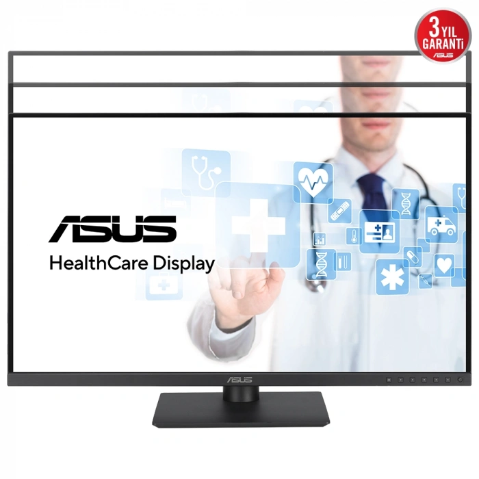 ASUS 23.8 IPS HA2441A 5MS HDMI-DP TYPEC Pivot Sağlık Monirtörü 2560x1440