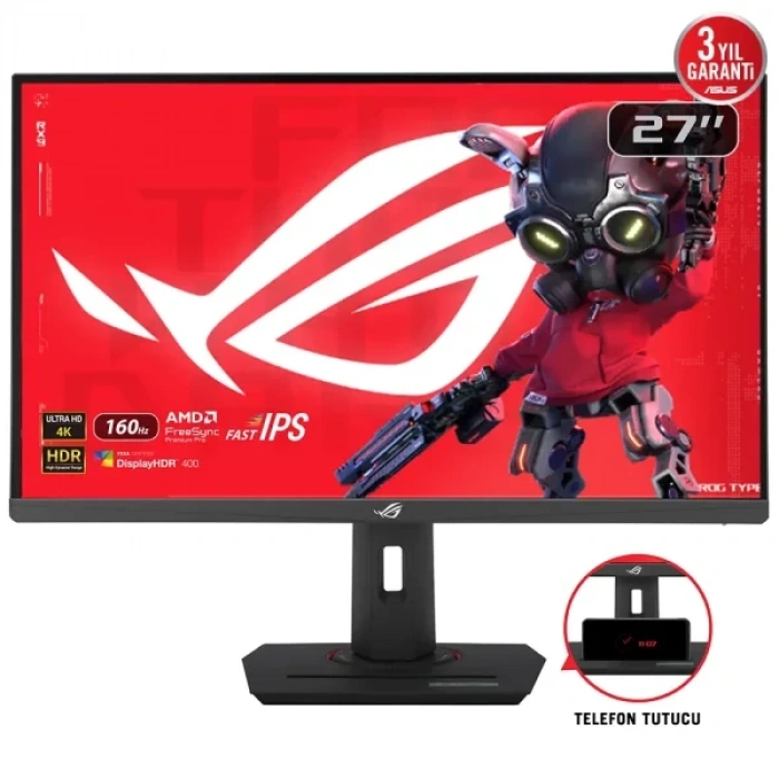 ASUS 27 FAST IPS ROG STRIX XG27UCS 1MS 160Hz HDMI-DP-TYPE-C Gaming Monitör (3840 X 2160)