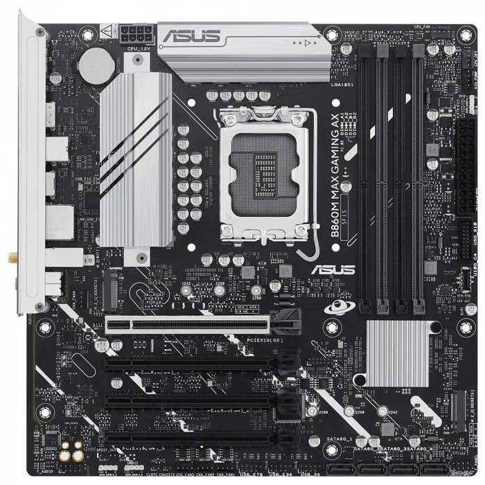 ASUS B860M MAX GAMING AX WIFI6 DDR5 HDMI-DP TYPEC PCIE 5.0 1851P MATX
