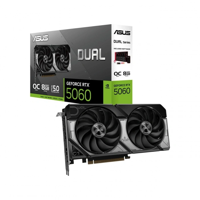 ASUS DUAL-RTX5060-O8G RTX5060 8GB DDR7 128Bit 3xDP/1xHDMI