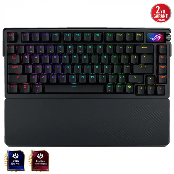 ASUS M702 AZOTH EXTREME/NXSW/UK/PBT OLED DOKUNMATİK EKRAN ALÜMİNYUM VE KARBONFİBER ŞASE MEKANIK GAMING KLAVYE