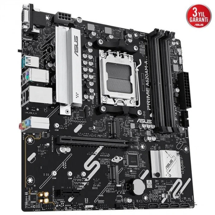 ASUS PRIME A620AM-A CSM DDR5 HDMI-DP PCIE 4.0 AM5 mATX KURUMSAL ANAKART