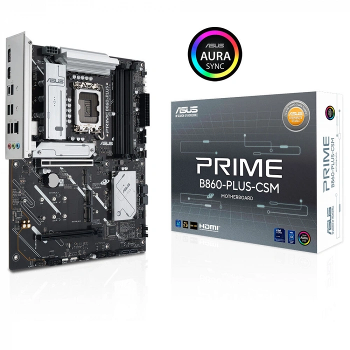 ASUS PRIME B860-PLUS-CSM DDR5 HDMI-DP TYPEC PCIE 5.0 1851p ATX