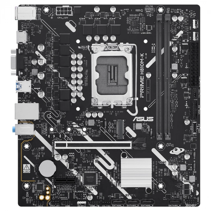 ASUS PRIME H810M-K 2x DDR5 HDMI/VGA 1x M.2 1x 2.5GLAN USB3.2 1851P ANAKART
