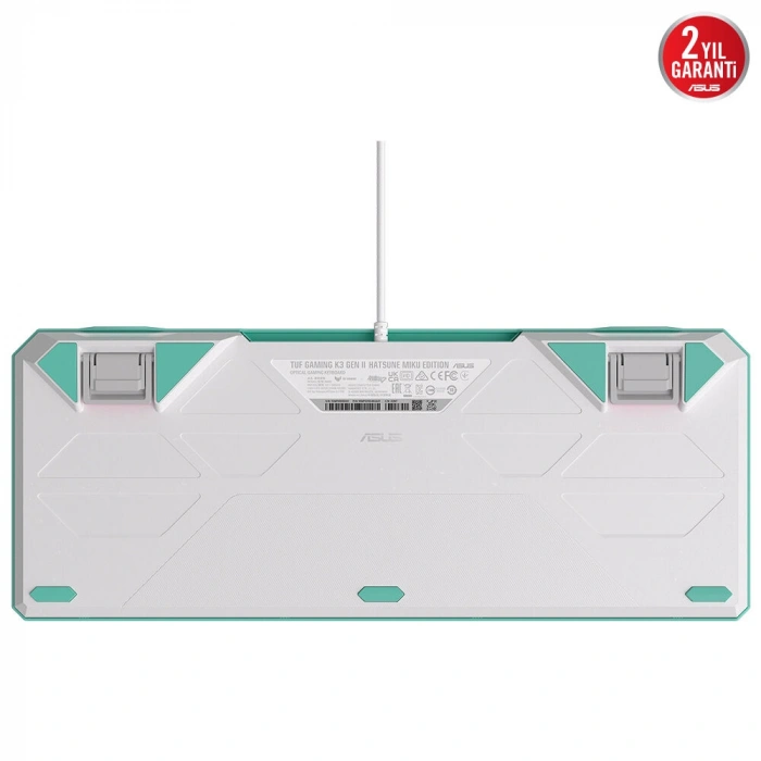 ASUS RA09 TUF GAMING K3 GEN II MIKU/RD/TR/PBT RED SWITCH AURA SYNC RGB IP57 MEKANIK GAMING KLAVYE