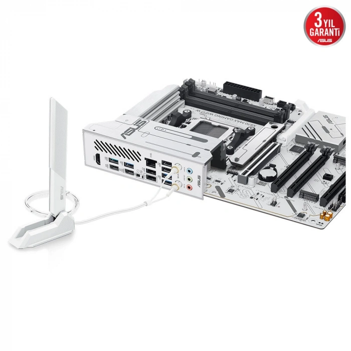 ASUS X870 MAX GAMING WIFI7 W 4xDDR5 HDMI+DP 3xM.2 AM5 ANAKART