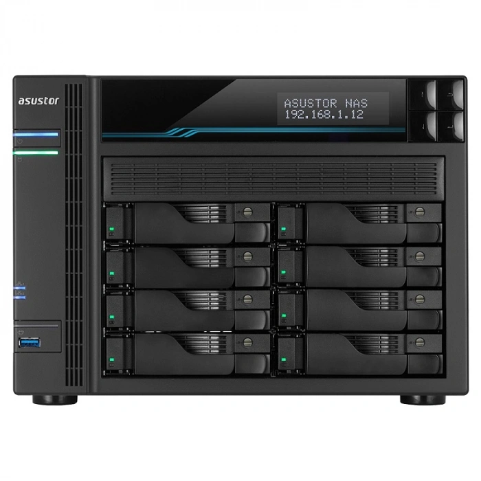 ASUSTOR AS6508T 8GB 8 BAY 2x 10G/1G / 2x 2,5G/1G/100M DEPOLAMA ÜNİTESİ