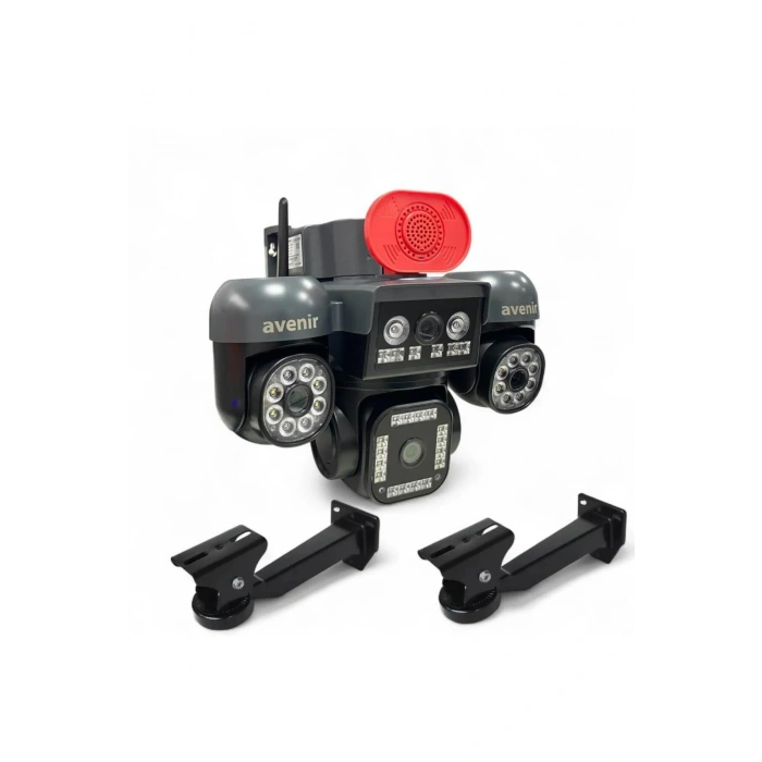 AVENIR 12MP AV-S446 4 Kameralı 3PTZ 4G SOLAR Kamera