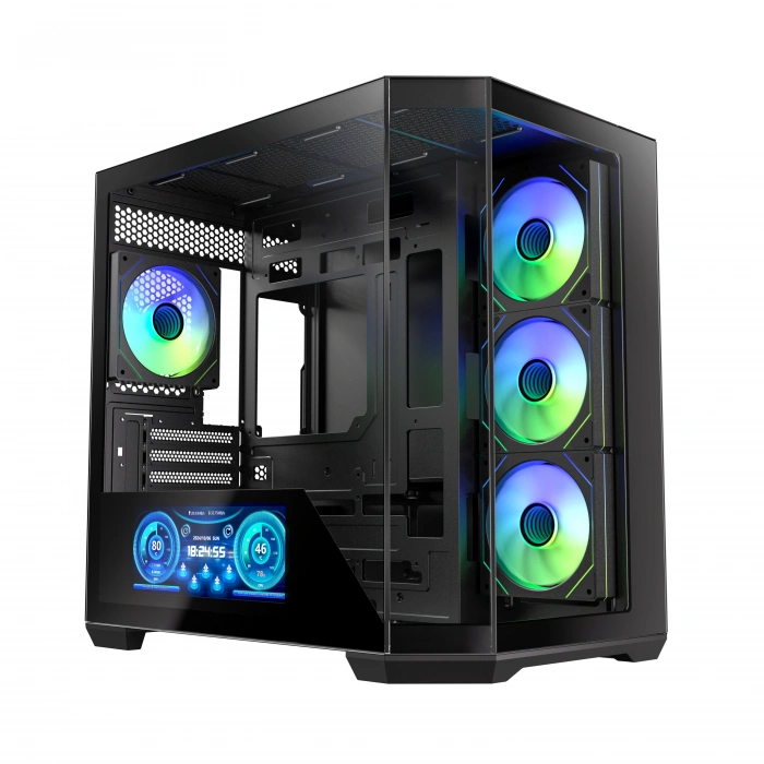 BITFENIX 850W 80+ BRONZE 10.24 DIGITAL T10 Siyah Gaming Mid-Tower PC Kasası