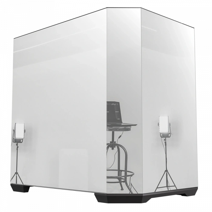 BITFENIX 850W 80+ BRONZE Ayna efektli MIRROR T10 Siyah Gaming Mid-Tower PC Kasası