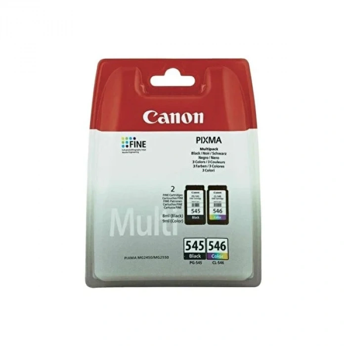 CANON PG-545/CL-546 Multipack Mürekkep Kartuş + Kağıt Hediyeli