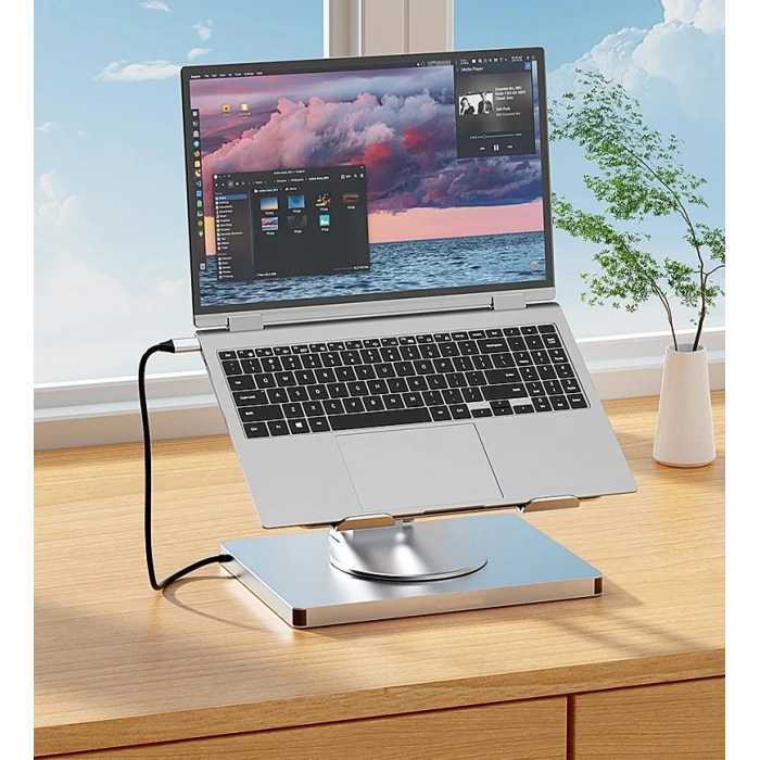 Codegen 10 in 1 Çok Fonksiyonlu Type-C Hub Notebook Macbook Standı Usb-C Docking Station NSC-101