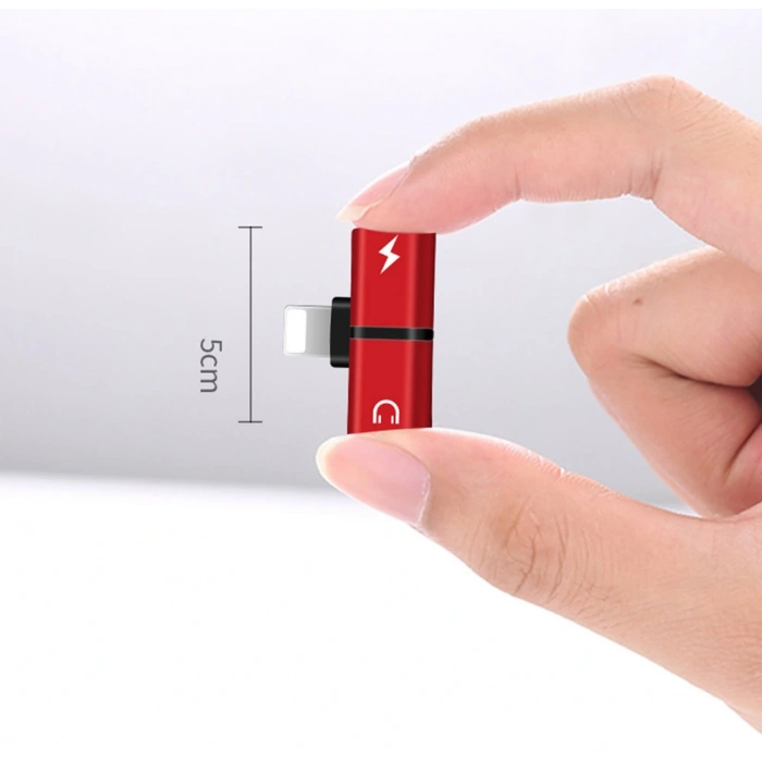 Codegen Apple iPhone Lightning 2 Port Çoklayıcı Dönüştürücü Gümüş Adaptör CDG-CNV43