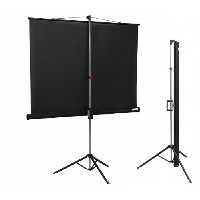 Codegen TX-20 200x200 cm Tripod Ayaklı Taşınabilir Manuel Projeksiyon Perdesi (Arkası Siyah Fonlu)