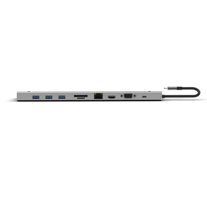Codegen Type-C - 10in1 Macbook Notebook Port Çoklayıcı (3xUSB 3.0+HDMI+USB 3.1 Type-C + RJ45 + SD/TF) CDG-CNV80