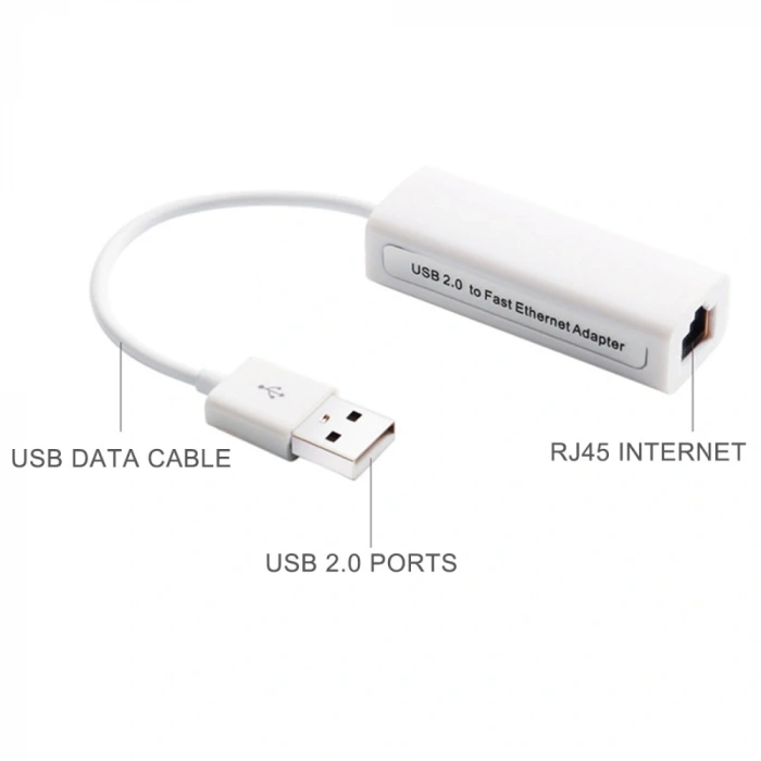 Codegen USB 2.0 – 10/100 Mbps RJ45 Ethernet Çevirici Adaptör CDG-CNV42