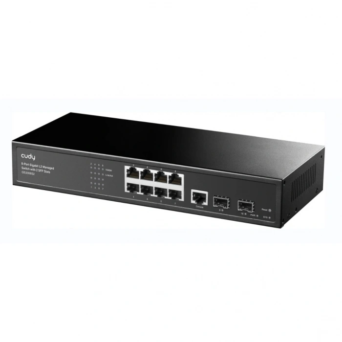 CUDY 8port Gigabit Yönetilebilir Switch GS2008S2
