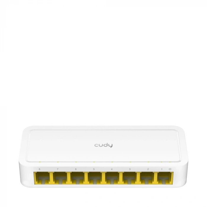 CUDY FS108D 8 PORT 10/100 YONETILEMEZ DESKTOP SWITCH PLASTİK KASA