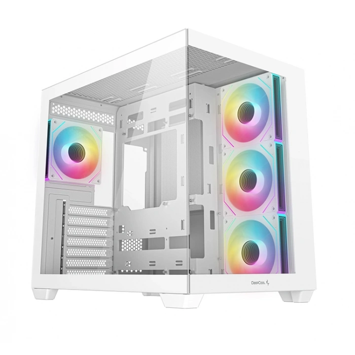 DEEPCOOL CG530-4F-WH 4-ARGB Fanlı Gaming Mid-Tower PC Kasası Beyaz