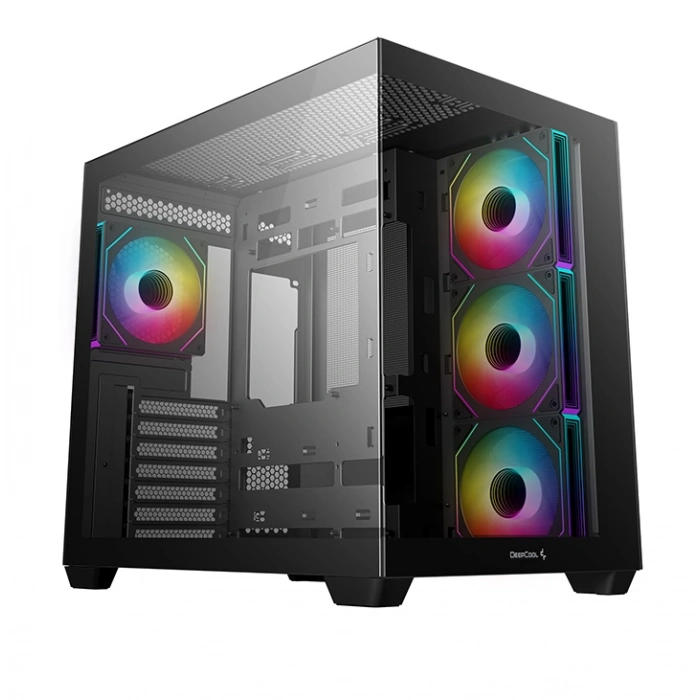 DEEPCOOL CG530U-4F 4-ARGB Fanlı Kavisli Panoramik Gaming Mid-Tower PC Kasası