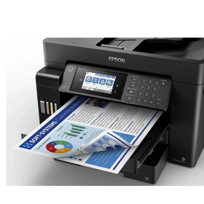 EPSON A3 Renkli L15150 Çok Fonksiyonlu Tanklı Dublex Yazıcı Fax USB 2.0,Ethernet,Kablosuz